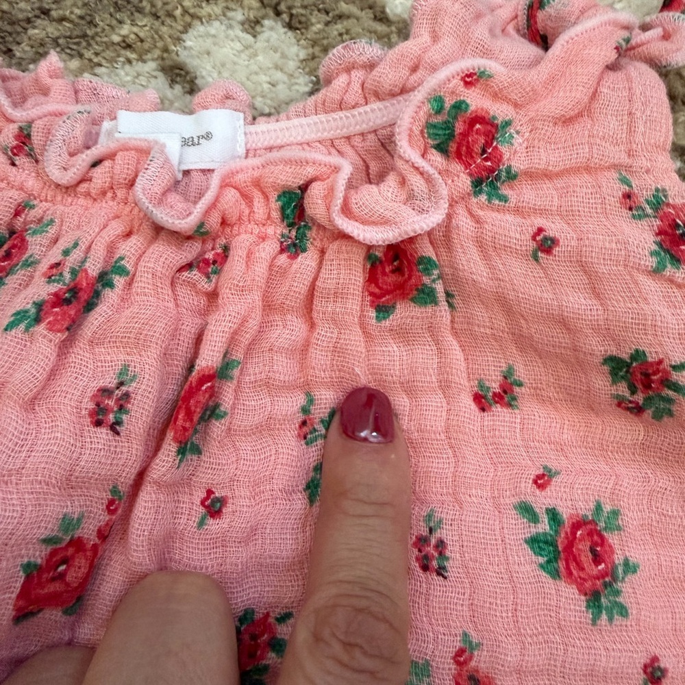 Angel Dear Muslin Bubble Romper Mini Roses - Picture 4 of 6